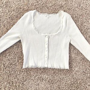 For Love & Lemons white lace cardigan